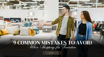 9 Common Mistakes to Avoid When Shopping for Furniture