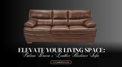 Elevate Your Living Space: Palma Brava's Leather Recliner Sofa