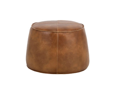 affordable faux leather ottoman