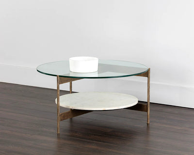 buy round glass coffee table