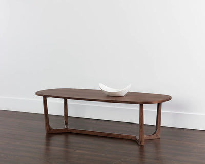 elegant oval coffee table
