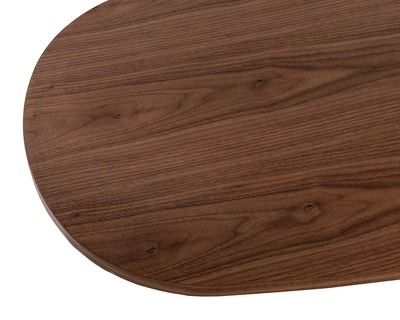 crafted professionally oval coffee table