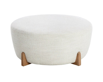 simple natural ottoman 