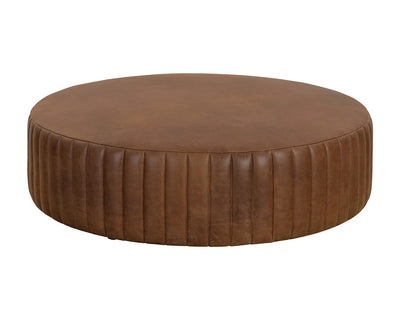 Lowest offer of exquisite collection of round leather ottoman