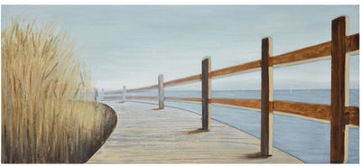 Pathway By the Water” 3D Wall Art on Canvas