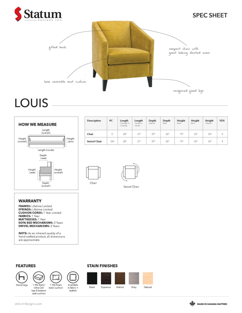 Louis Accent Chair-Palma-Brava