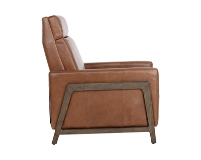 High-quality leather recliner chair