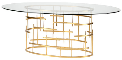Nuevo Canada - HGSX220 - Dining Table - Oval Tiffany - Gold