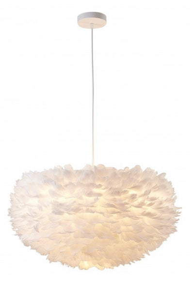 Goose Feathers Ball Chandelier- DLS20C25W-25.59