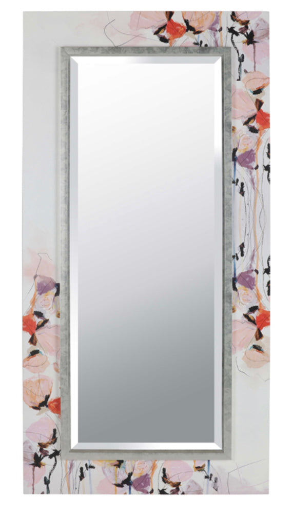 IMM1227 Floral Framed Mirror