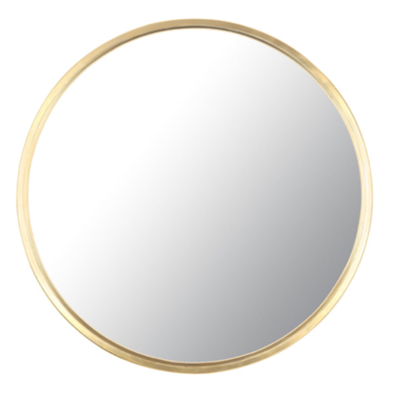 IMP847 Gold Round Mirror