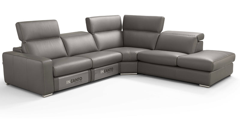 Quality Leather Sectional Recliner