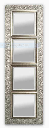 NM387 Mosaic Silver Mirror