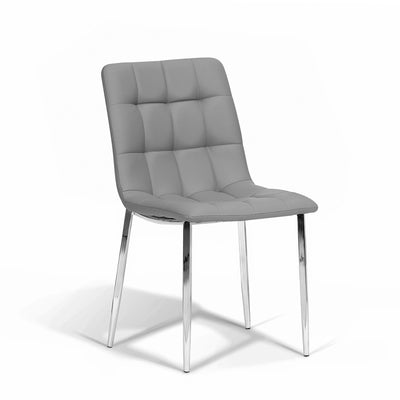 PB-02PAI Side Chair Chrome-Palma-Brava