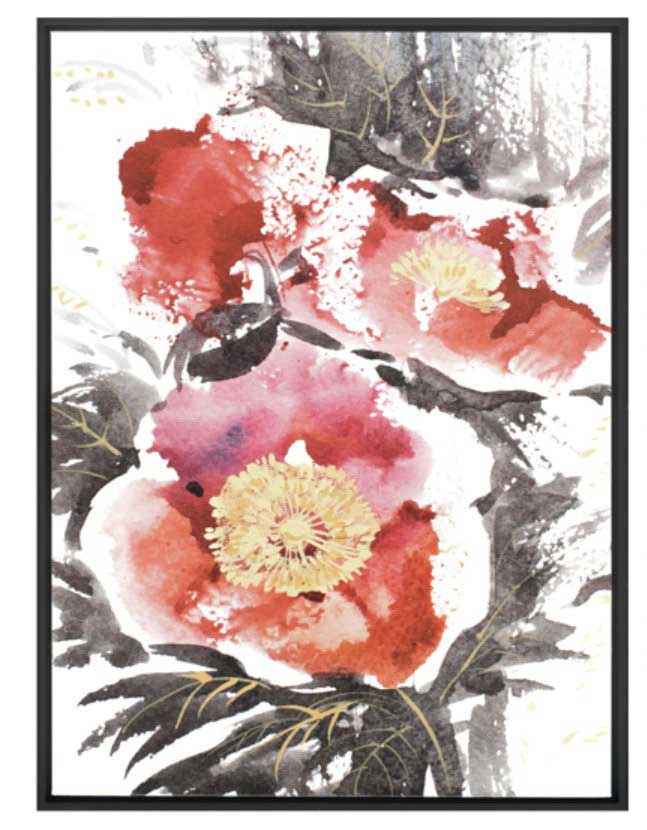 floral wall art
