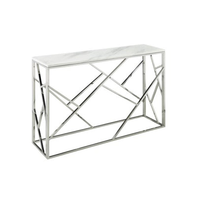 PB-11CAR Console Table- Faux Marble