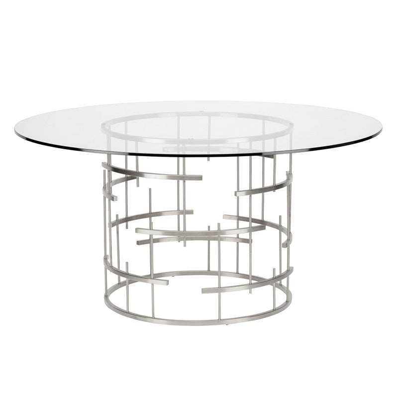 Nuevo HGSX214 Round Tiffany Dining Table - 59"D