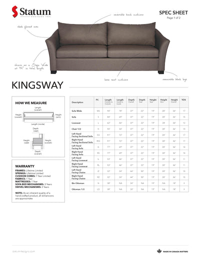 Kingsway Sofa
