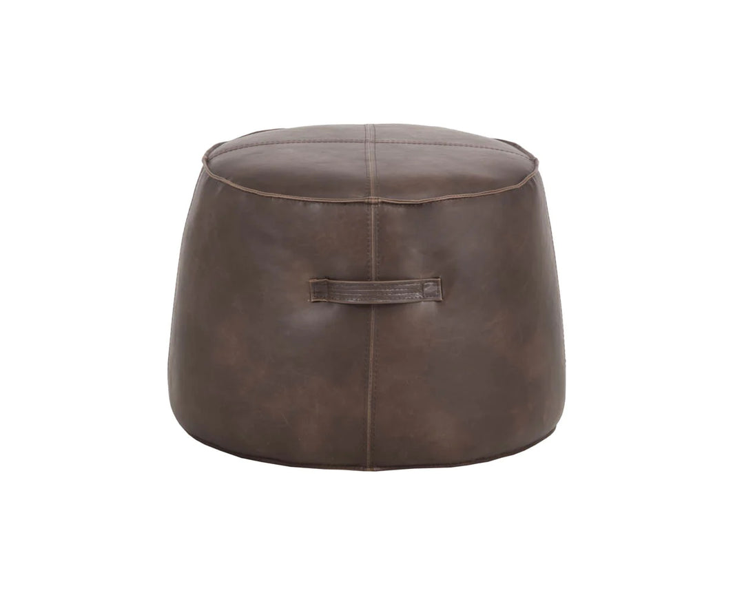 best faux leather ottoman