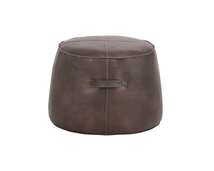 best faux leather ottoman