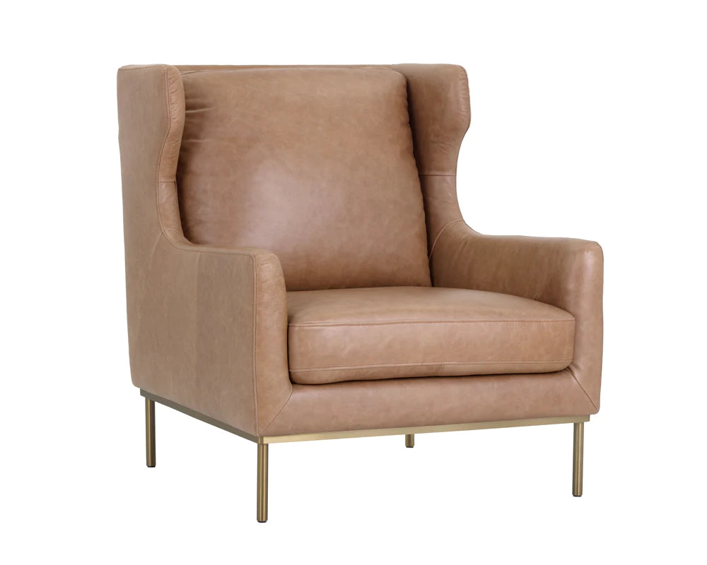 PB-06VIR Leather Lounge Chair- Top Grain