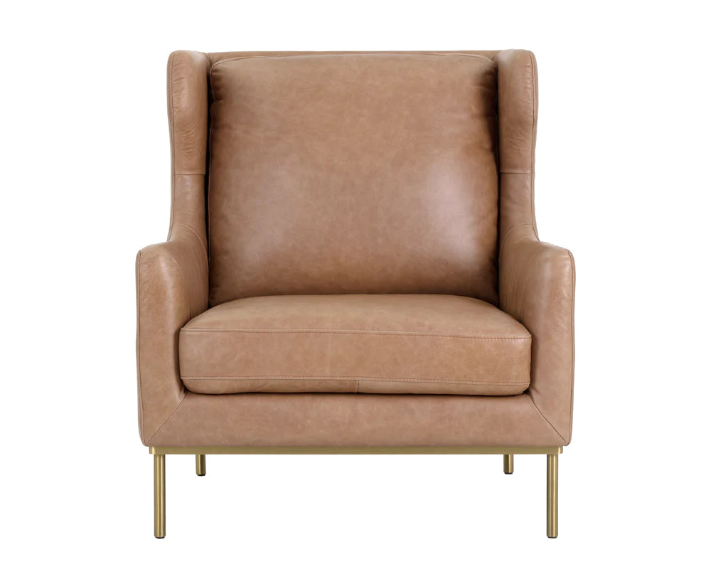 PB-06VIR Leather Lounge Chair- Top Grain