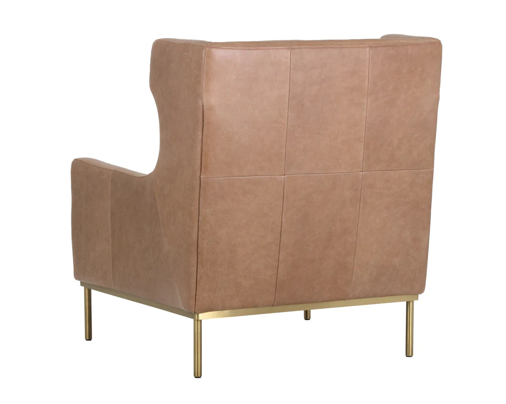 PB-06VIR Leather Lounge Chair- Top Grain