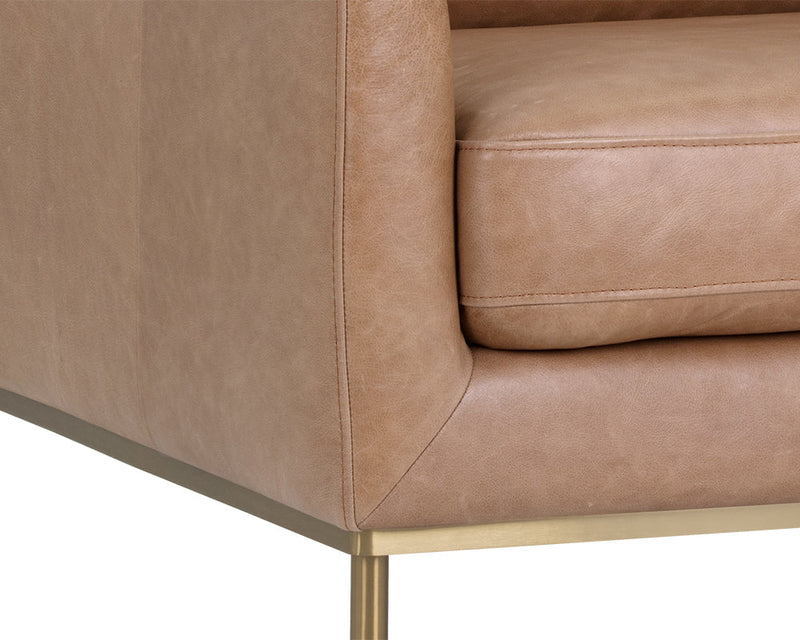 PB-06VIR Leather Lounge Chair- Top Grain