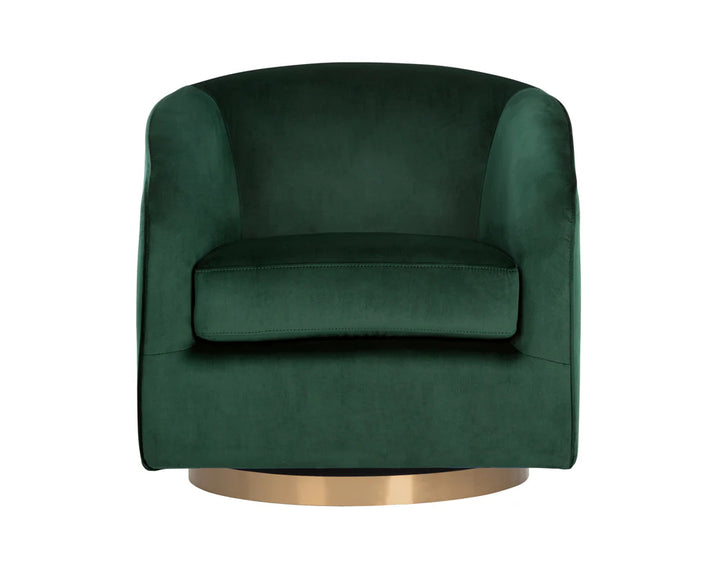 PB-06HAZ Velvet Swivel Chair