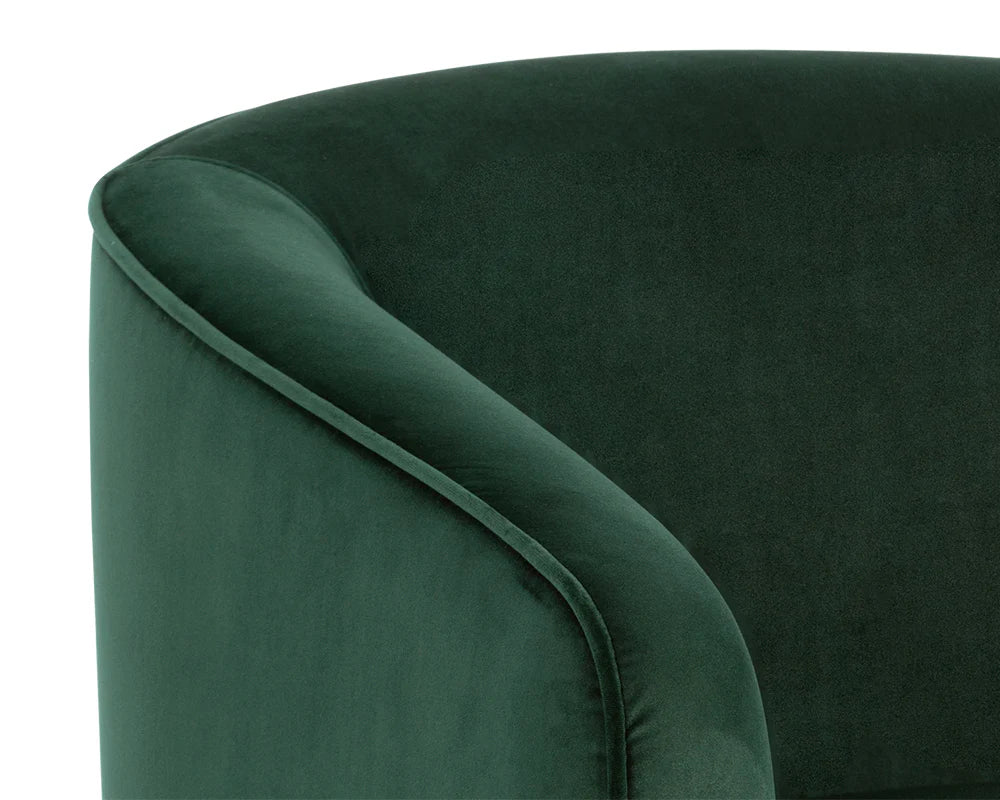 PB-06HAZ Velvet Swivel Chair