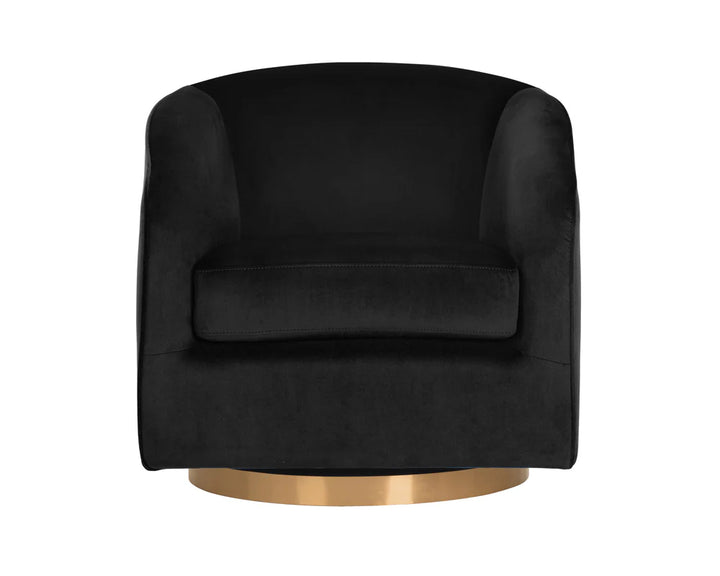 PB-06HAZ Velvet Swivel Chair