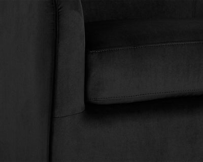 PB-06HAZ Velvet Swivel Chair