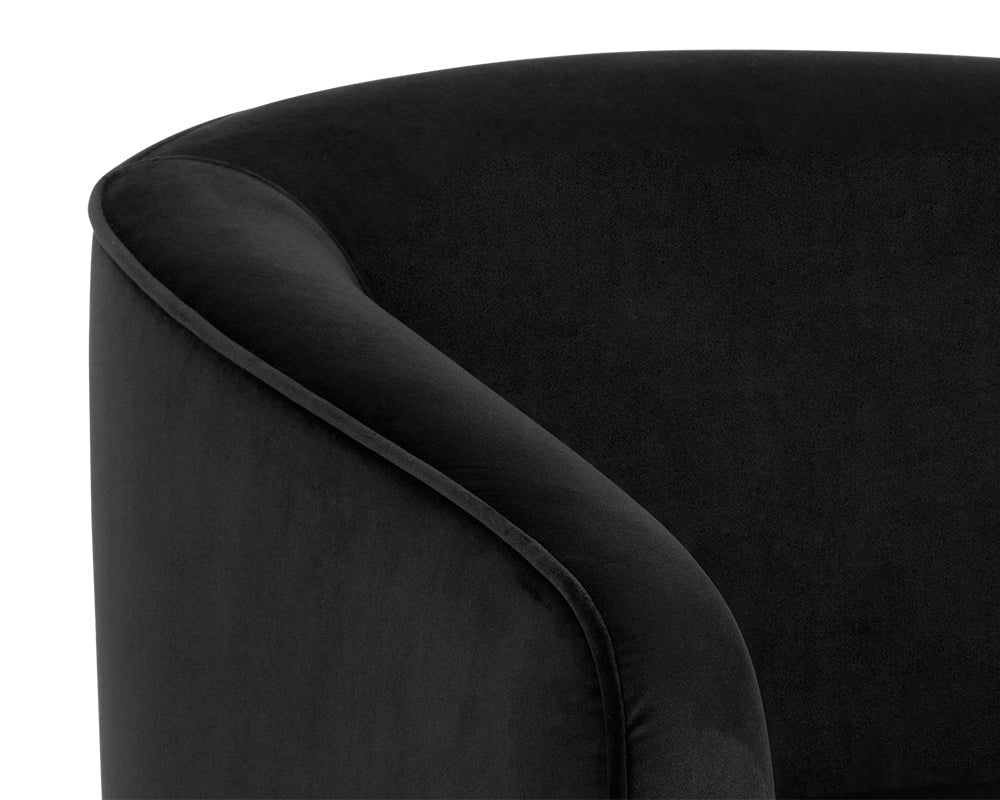 PB-06HAZ Velvet Swivel Chair