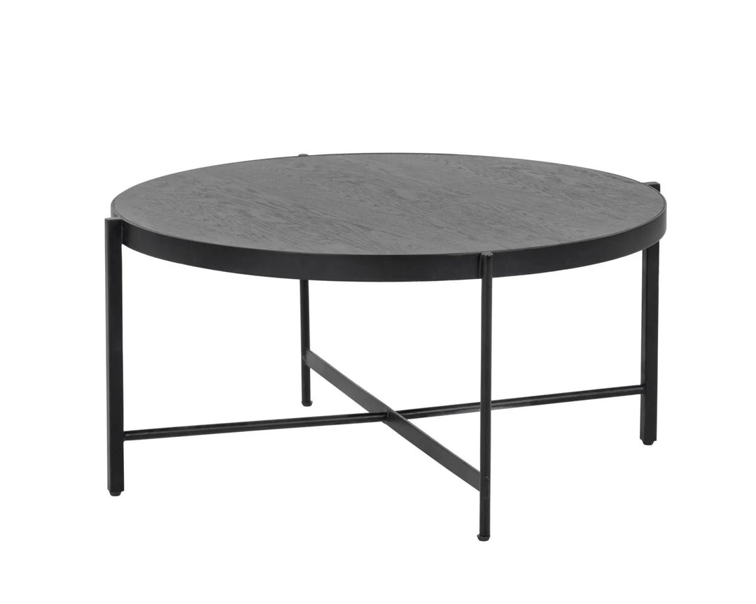 PB-06WIL Wood Round Coffee Table - 31.5D