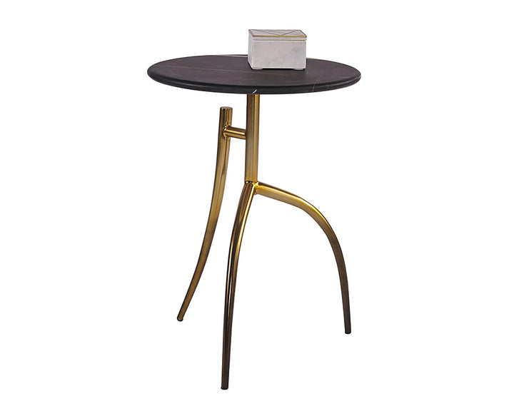 PB-06TRE End Table - Gold Black Ombre