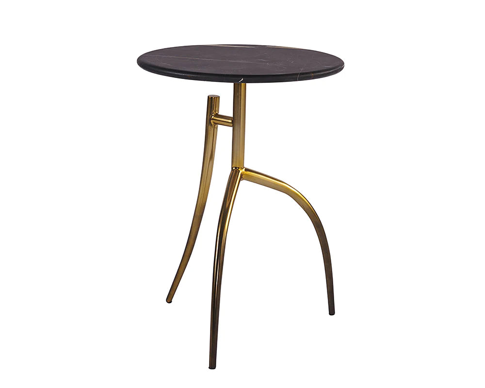 PB-06TRE End Table - Gold Black Ombre