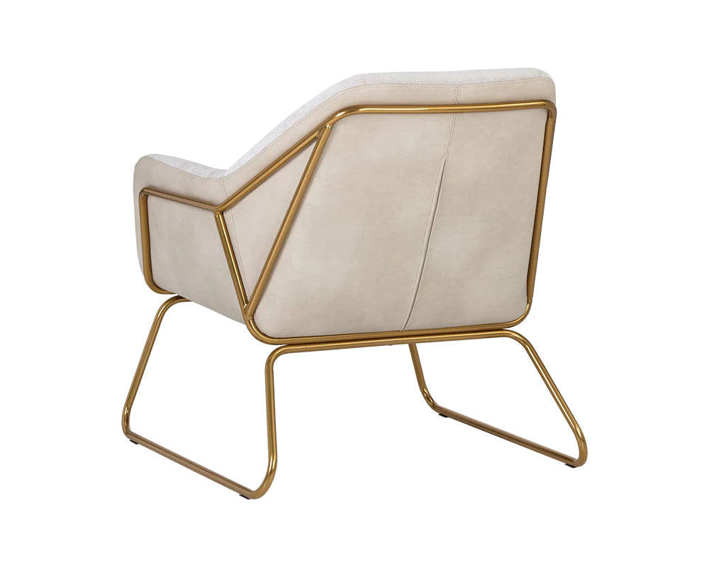 PB-06WAT Lounge Chair- Gold