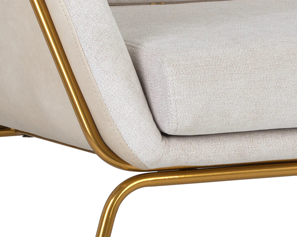 PB-06WAT Lounge Chair- Gold