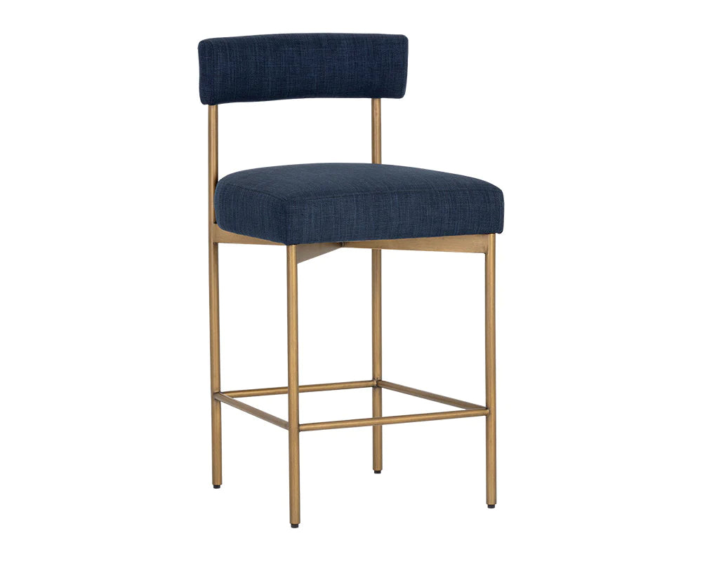 PB-06SEN  Counter Stool- Antique Brass