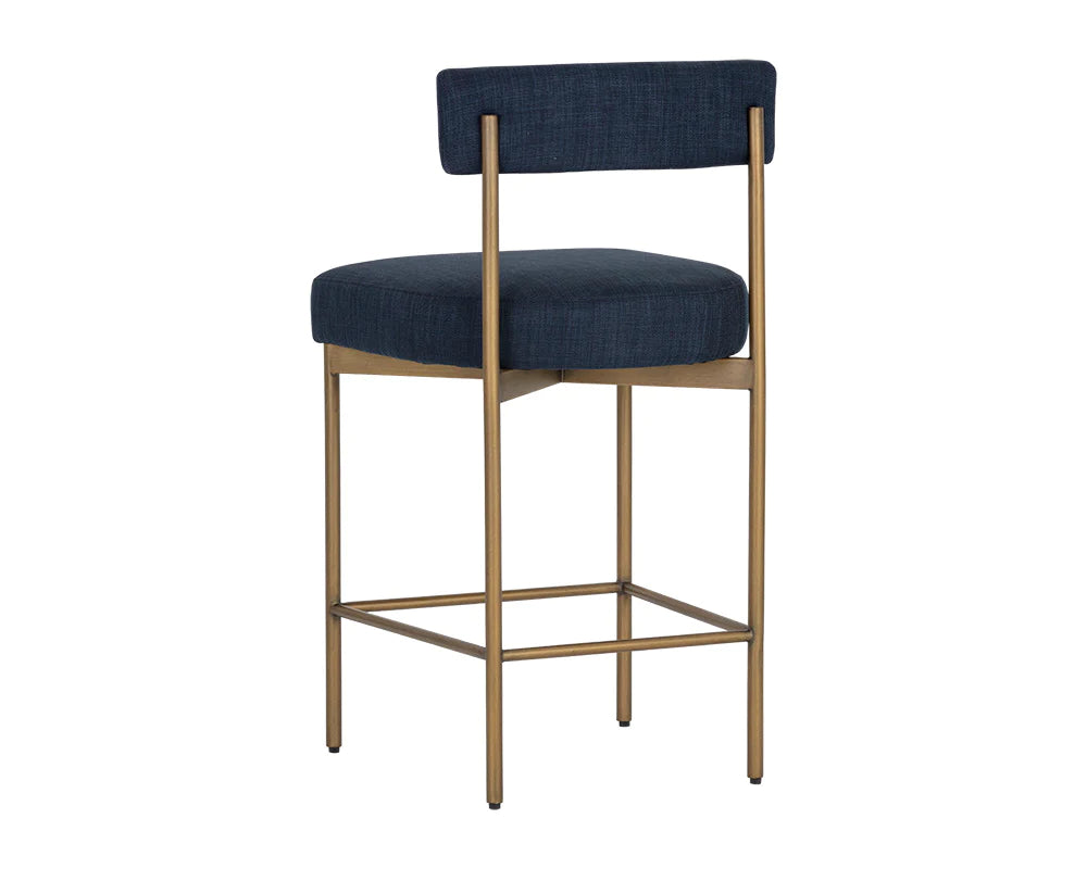 PB-06SEN  Counter Stool- Antique Brass