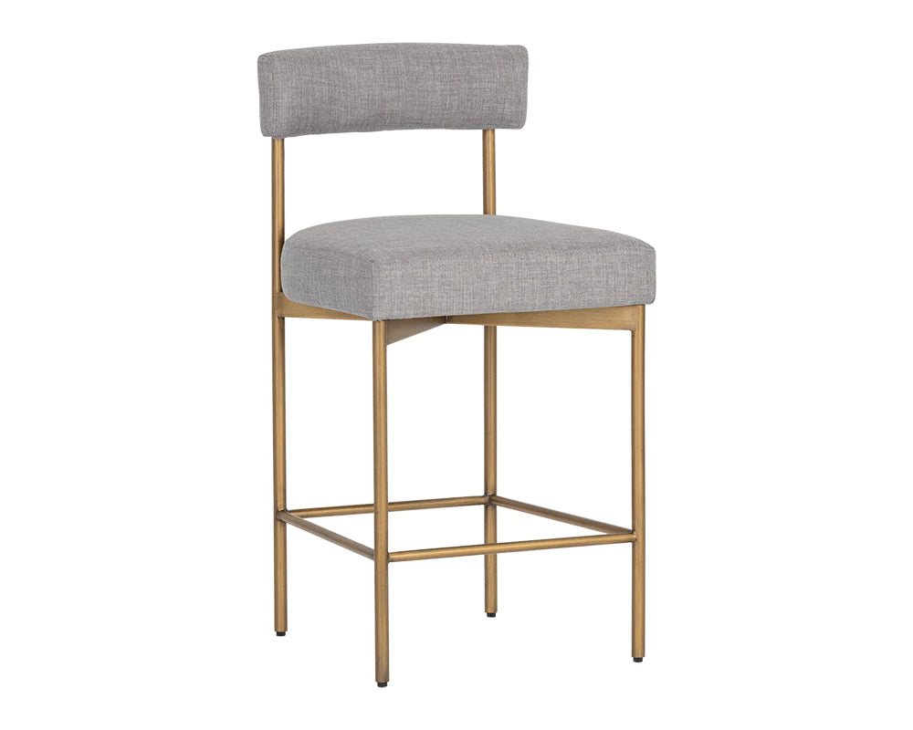 PB-06SEN  Counter Stool- Antique Brass