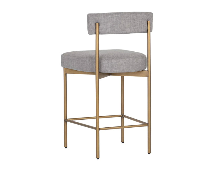 PB-06SEN  Counter Stool- Antique Brass