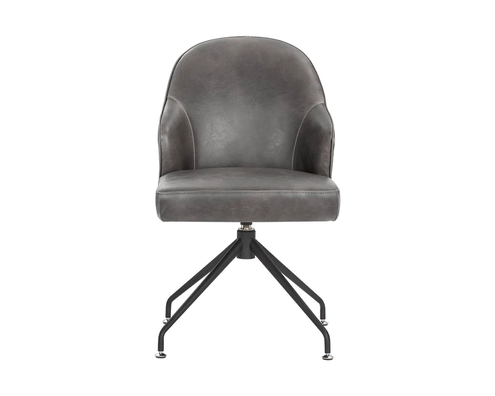 PB-06BRE Swivel Chair- Faux Leather