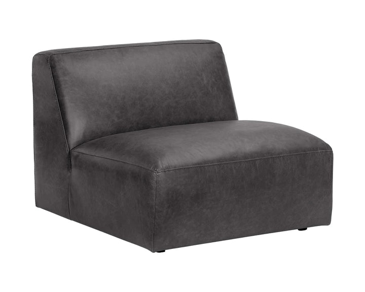 PB-06WAT Modular Leather Armless Chair