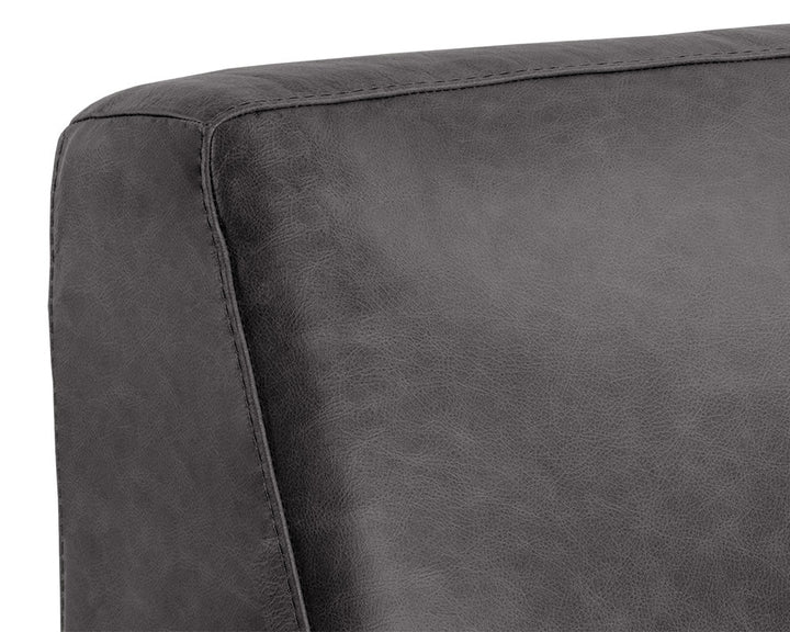 PB-06WAT Modular Leather Armless Chair