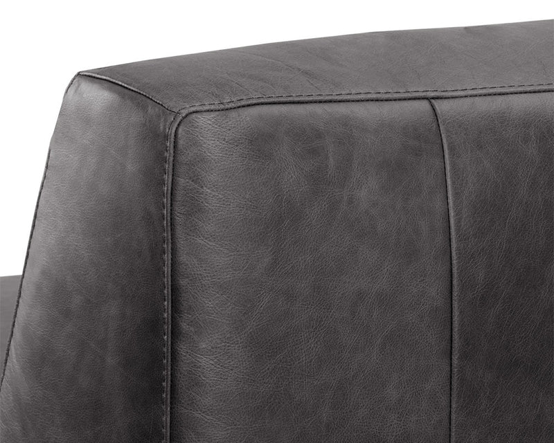 PB-06WAT Modular Leather Armless Chair