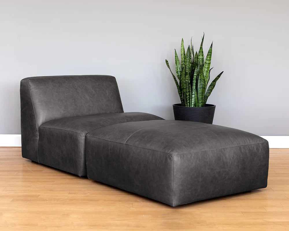 PB-06WAT Modular Leather Ottoman