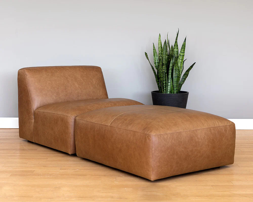 PB-06WAT Modular Leather Ottoman