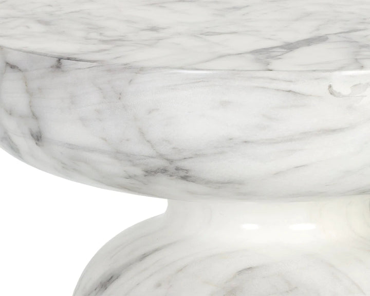 PB-06LUC End Table - Marble Look