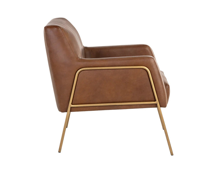 PB-06CYB Leather Accent Chair- Bovine Leather